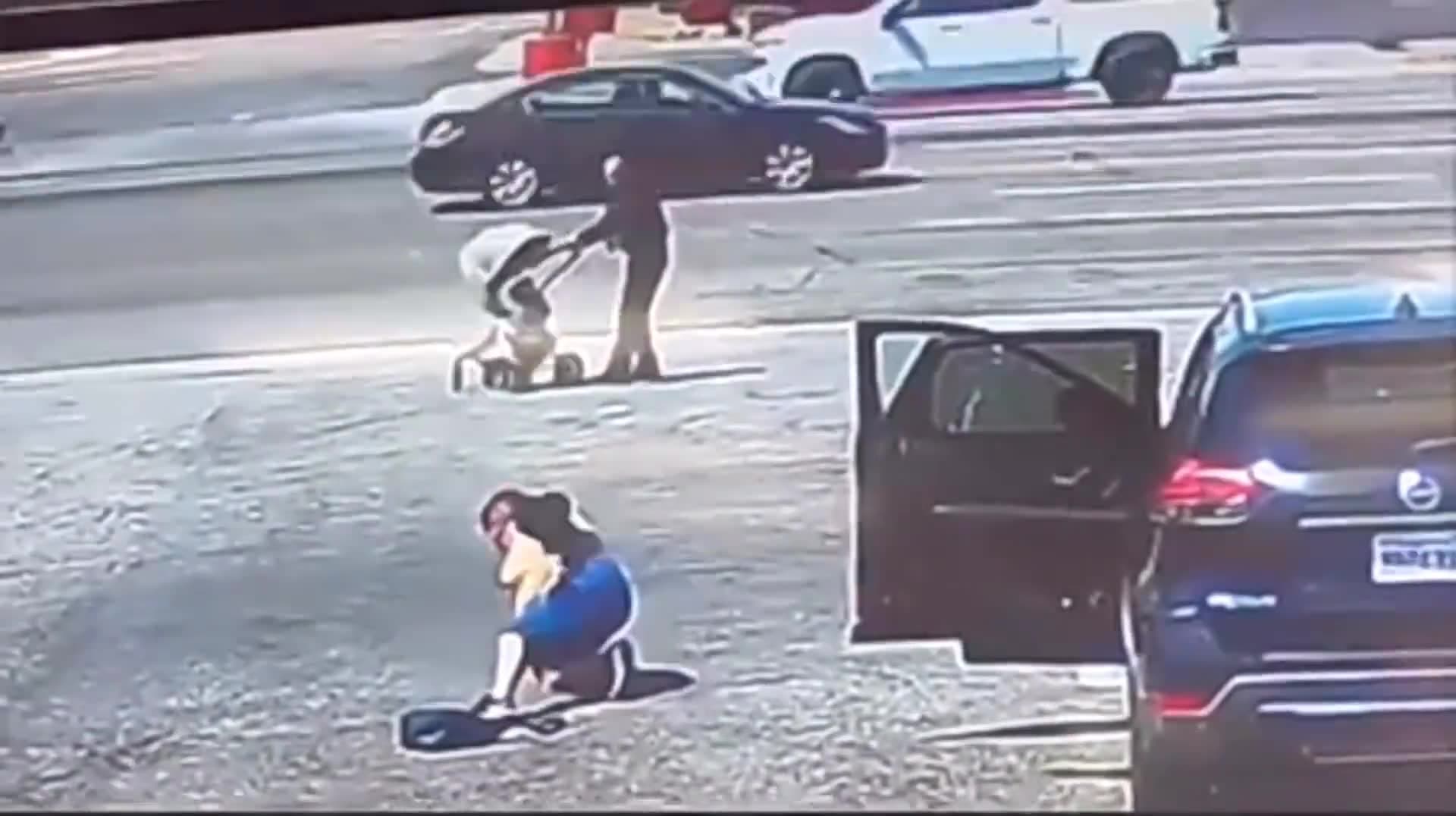 Video thumbnail for Remeber to set the brakes on your trolley, especially on a windy day