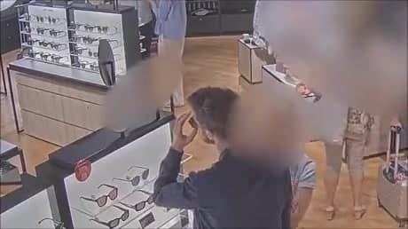 Video thumbnail for Norway MP Bjornar Moxnes was caught stealing Hugo Boss glasses from a store at Oslo Airport
