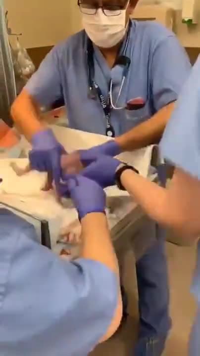 Video thumbnail for Almost dropped a new born baby