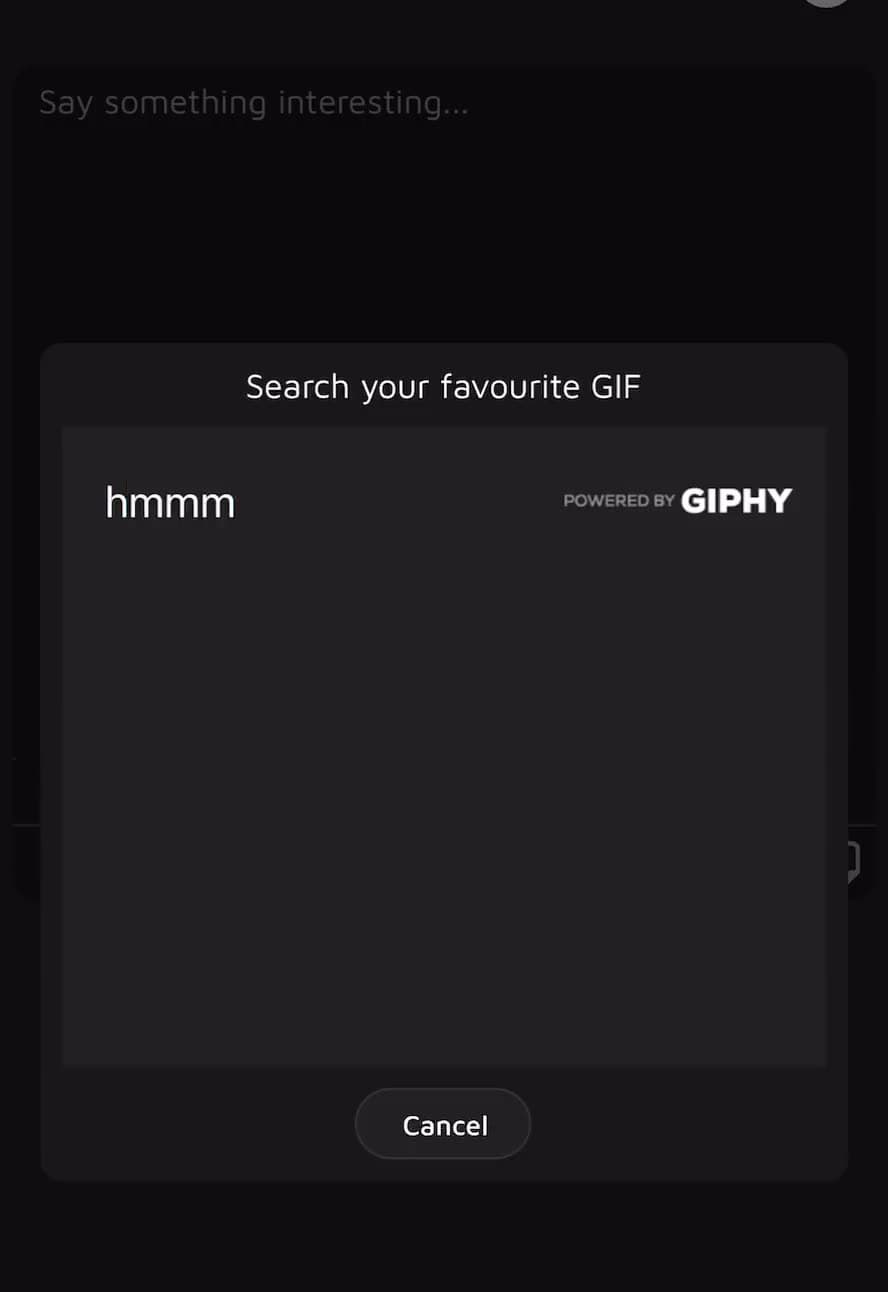 Video thumbnail for Introducing gif search 🥶