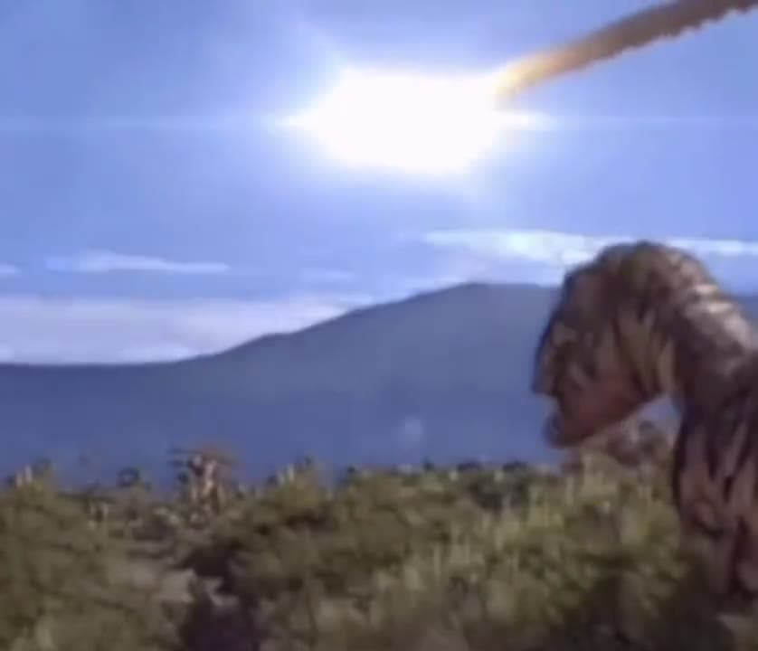 Video thumbnail for How flat earthers think the dinosaurs went extinct 66 million years ago