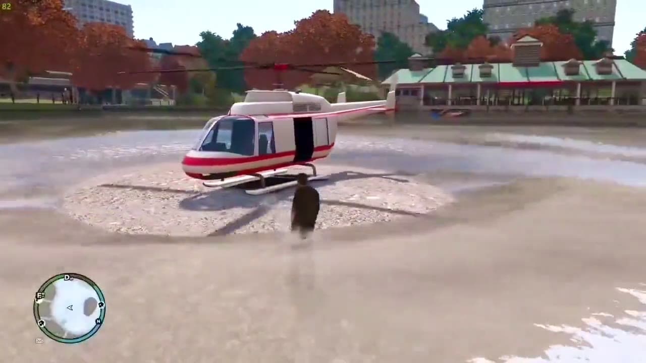 Video thumbnail for It's just absolutely insane that a 15 year old game has THIS level of detail. Notice the water mechanics that create a downward flow of air by a helicopter’s blades, to push a shallow lake’s water away before landing on its bottom.
