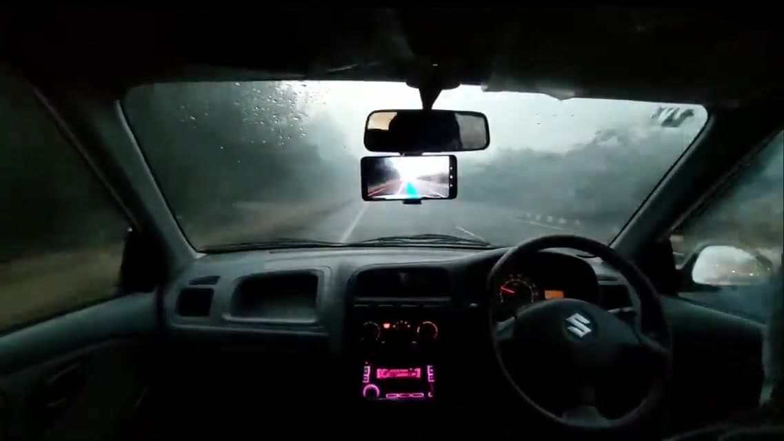 Video thumbnail for A suzuki alto with tesla autopilot like functionality The steering and brake ECUs modded to support external but safe actuator control. It's running flowpilot an opensource ADAS system.