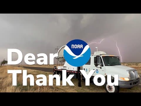 YouTube thumbnail for Dear NOAA: Thank You