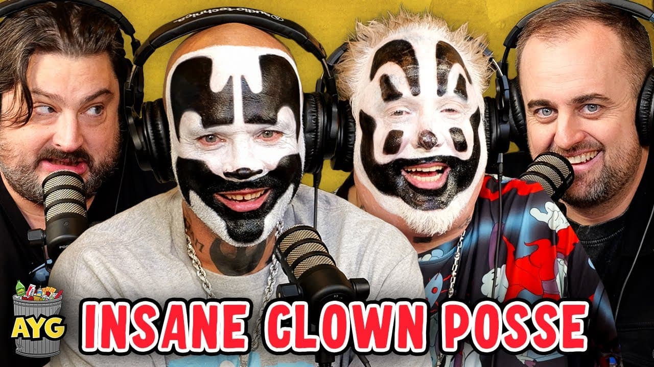 YouTube thumbnail for Insane Clown Posse! | Are You Garbage Comedy Podcast w/ Kevin Ryan & H. Foley
