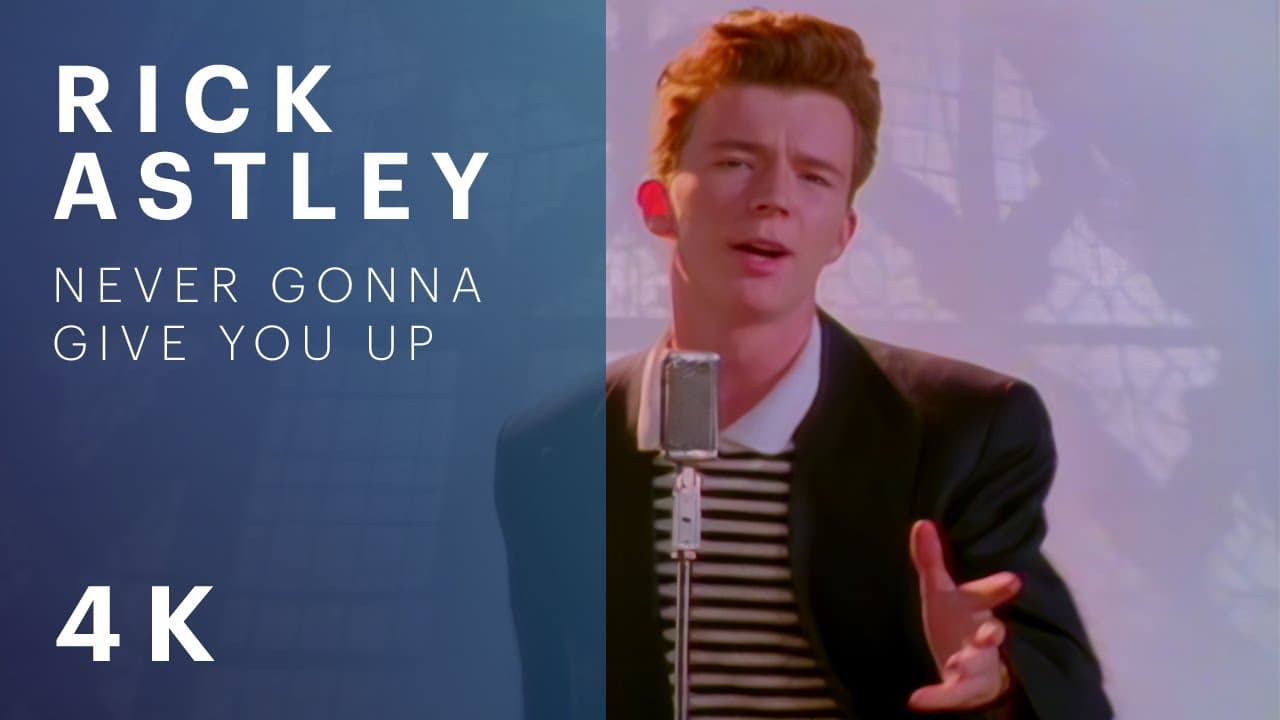 YouTube thumbnail for Singer Rick Astley dead at age 59