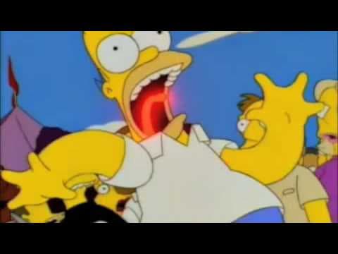 Homer eats chili