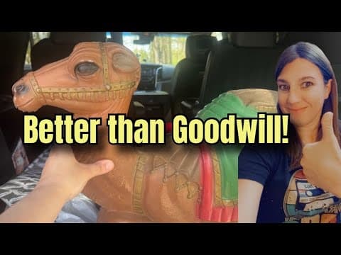YouTube thumbnail for Sourcing free items on trash day.