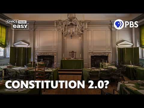 YouTube thumbnail for Is A New Constitutional Convention Around the Corner? | PBS Civics Made Easy
