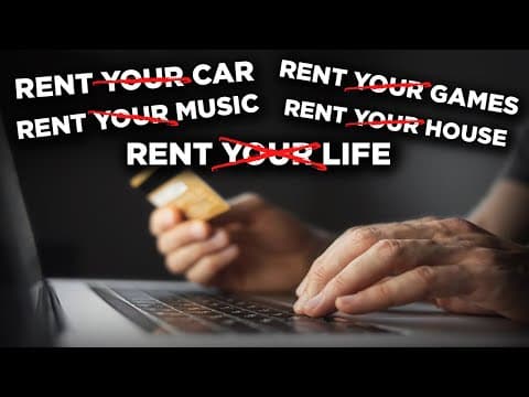 YouTube thumbnail for How Everything Became A Subscription