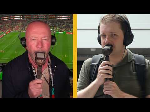 YouTube thumbnail for The BBC's World Cup mic is weird