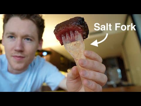 YouTube thumbnail for What if forks were made of salt?