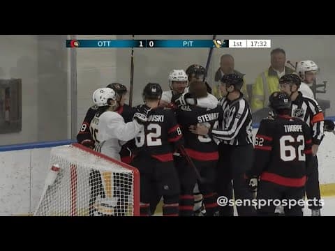 YouTube thumbnail for Ottawa Senators vs Pittsburgh Penguins - 2023 Prospects Challenge – Full Game