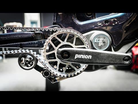 YouTube thumbnail for Pinion drop massive bombshell - Integrated EMTB Gearbox & Motor