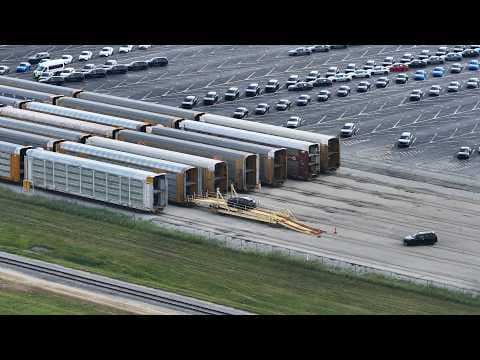 YouTube thumbnail for Loading Hondas in the Heartland: How Honda's Indiana Auto Plant Ships its vehicles - NKY Railfan [20:16]