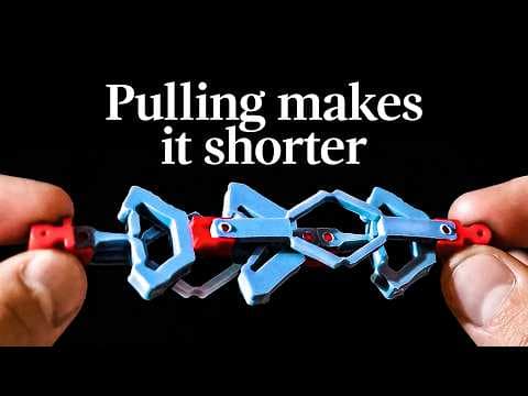 YouTube thumbnail for This mechanism shrinks when pulled (really interesting bit on how adding roads can increase travel times [not induced demand])