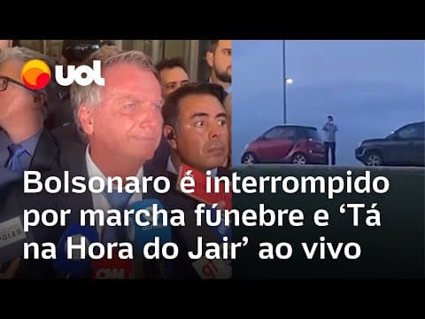 YouTube thumbnail for Ex-president of Brazil is being investigated and tried for a failed conspiracy attempt to overthrow the government. While being interviewed about the case, a bystander starts playing the Funeral March