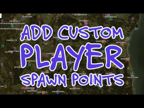 YouTube thumbnail for Add Custom Player Spawn Points in DayZ