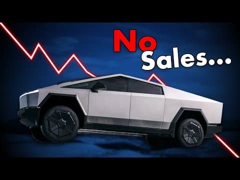 YouTube thumbnail for The Cybertruck Is Not Selling