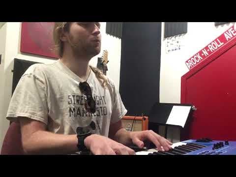 YouTube thumbnail for a totally normal piano cover of Demons by Imagine Dragons