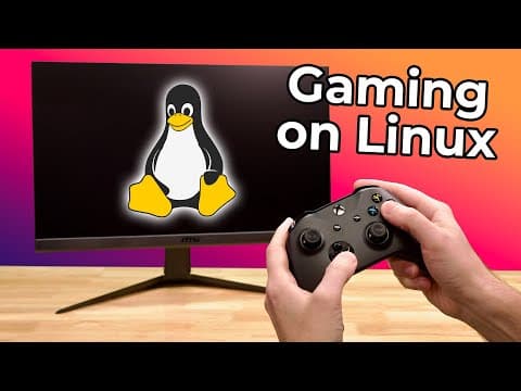 YouTube thumbnail for I tried gaming on Linux...  [Jeff Geerling]