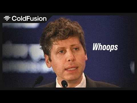 YouTube thumbnail for OpenAI is Suddenly in Trouble