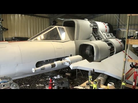 YouTube thumbnail for Project Colonial Viper has an update on the 1:1 Viper build :D