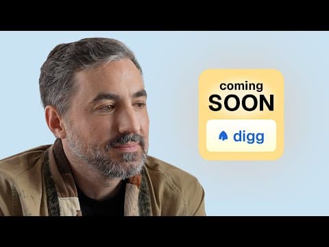 YouTube thumbnail for Kevin Rose officially relaunching Digg.com