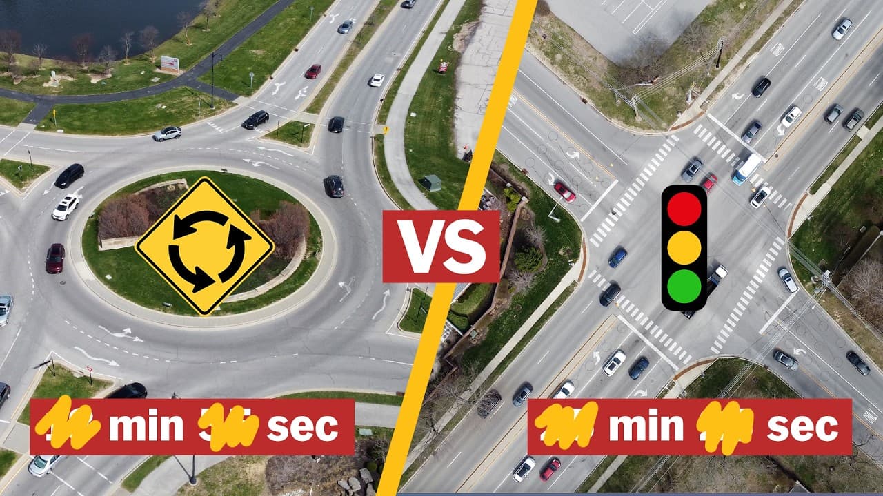 YouTube thumbnail for Are Roundabouts Actually Better Than Traffic Lights? | Streetcraft [19:46]