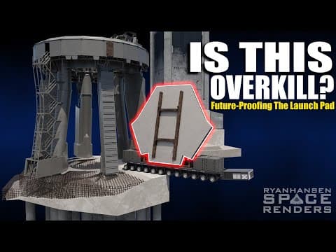 YouTube thumbnail for Check out CSI Starbase's new episode, where they go over the updated water cooled steel plate flame-diverter-thingy