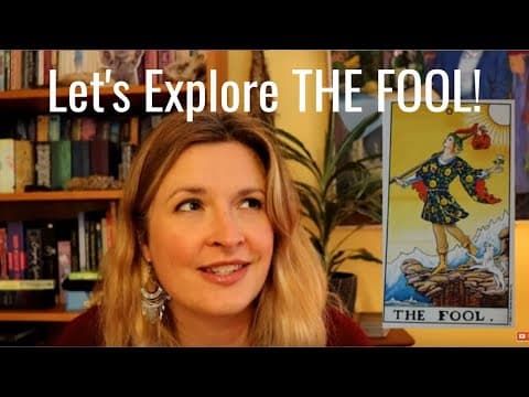 YouTube thumbnail for The Fool: Tarot Card Meaning Deep Dive