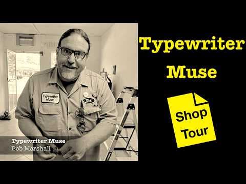 YouTube thumbnail for Typewriter Muse Shop Tour | Joe van Cleave