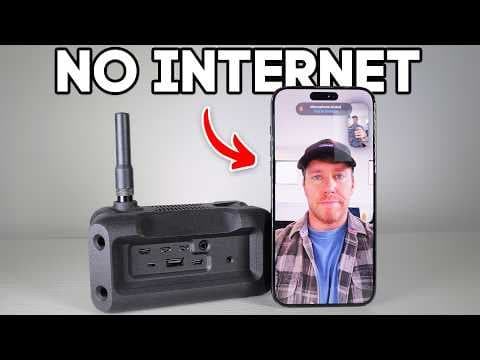 YouTube thumbnail for Using mesh radio networks to use mainstream apps without siloed servers legally stealing our information