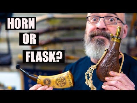 YouTube thumbnail for BLACK POWDER HORN OR FLASK?
