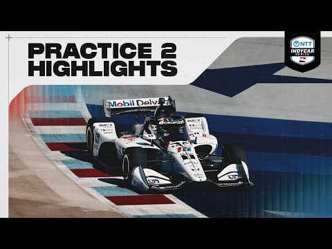 YouTube thumbnail for Practice 2 Highlights | 2026 INDYCAR at Arlington