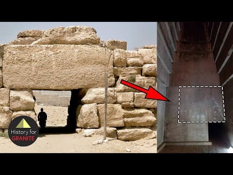 YouTube thumbnail for [History for Granite] What are the Largest Pyramid Stones Saying?