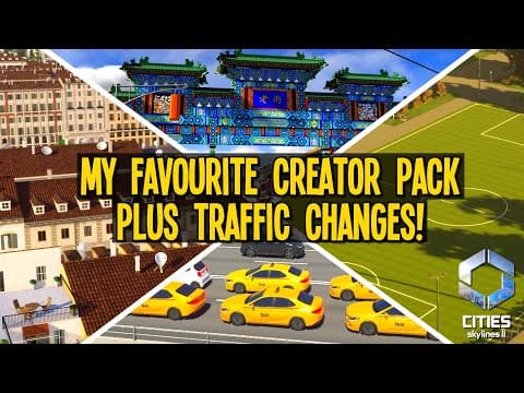 YouTube thumbnail for [Cities Skylines 2] 'Biffa' shows what's coming with the new update patch (1.2.4) and Content Creator Packs