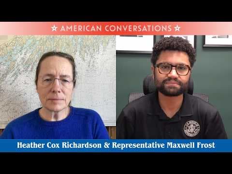 YouTube thumbnail for An interview with Rep. Maxwell Frost (D-FL) regarding his experience trying to view unredacted files as a member of Congress and the ongoing coverup (transcript attached)
