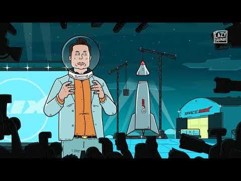 YouTube thumbnail for Elon Musk’s untold backstory, according to a Russian animation