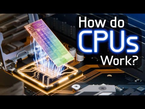 YouTube thumbnail for "The Engineering That Runs the Digital World" | How a CPU works | Branch Education