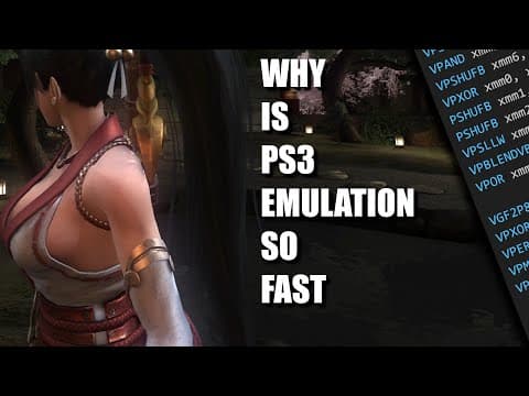 YouTube thumbnail for PS3 Emulation is actually insane