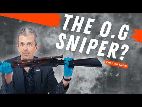 YouTube thumbnail for 'Britain's First Sniper Rifle?' - The Scoped Whitworth Rifle with Jonathan Ferguson