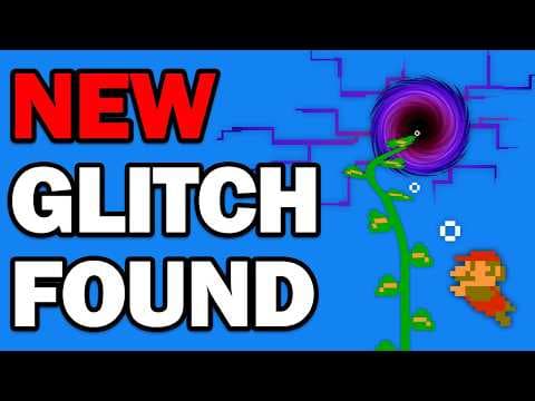YouTube thumbnail for Kosmic - New Mario Glitch tears the fabric of reality