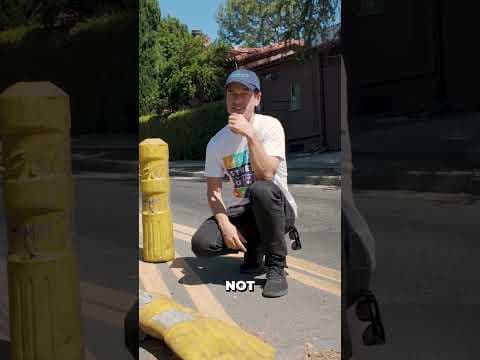 YouTube thumbnail for It's time for LA to stop using flimsy plastic bollards [Video Short]
