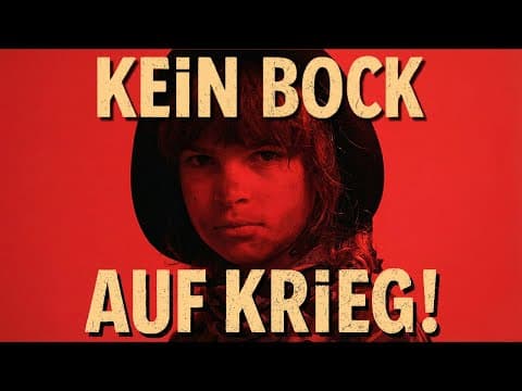 YouTube thumbnail for Finch - Kein Bock auf Krieg