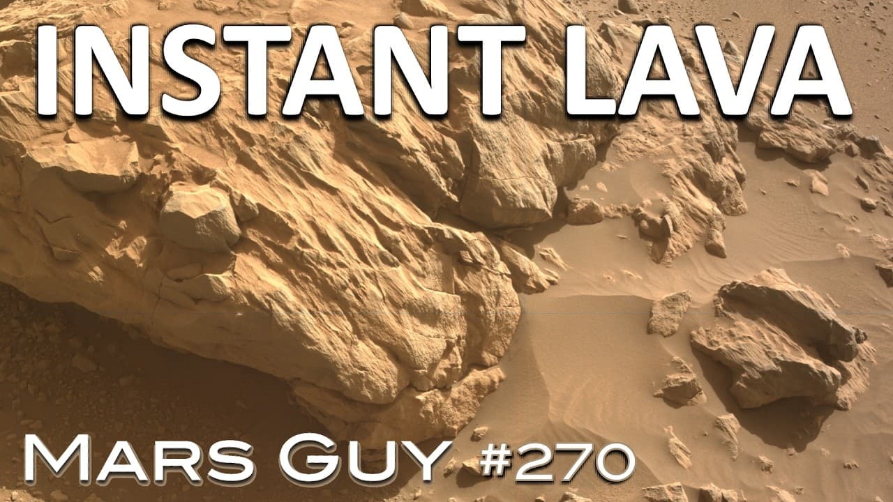 YouTube thumbnail for Mars Guy Video - Impact Melt? - June 7, 2026