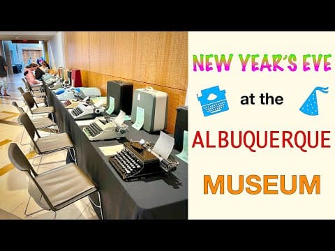 YouTube thumbnail for New Year's Eve at the ABQ Museum | Joe van Cleave