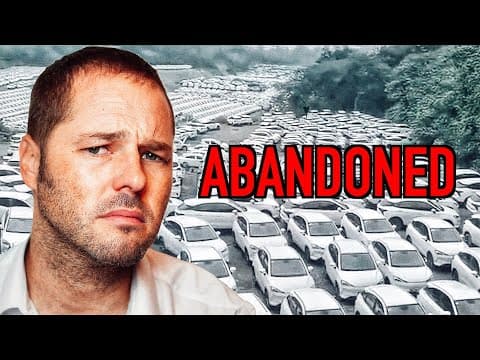 YouTube thumbnail for China is Throwing Away Fields of Electric Cars - Letting them Rot!