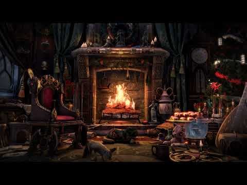 YouTube thumbnail for Bethesda put together a Holiday Fireplace video