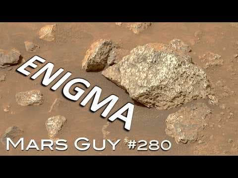 YouTube thumbnail for Mars Guys discusses the white rocks in the workspace